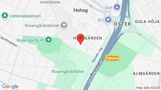 Apartments for rent i Rosengård - kort over placeringen