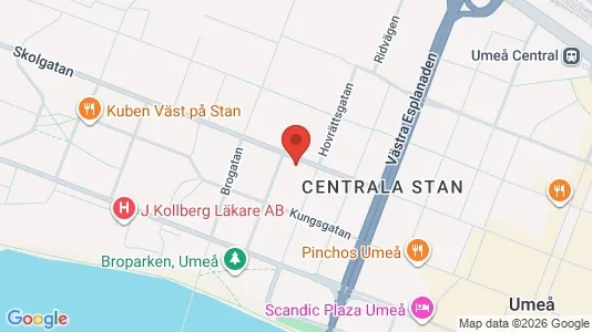 Rooms for rent in Umeå - Photo from Google Street View