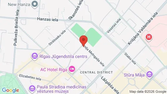 Apartments for rent i Riga Centrs - kort over placeringen