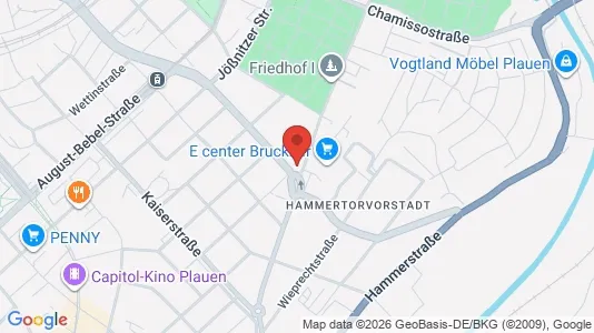 Apartments for rent i Vogtlandkreis - kort over placeringen