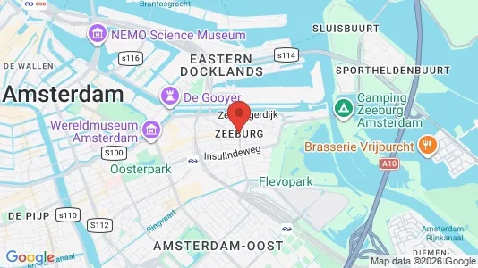 Apartments for rent i Amsterdam Zeeburg - kort over placeringen