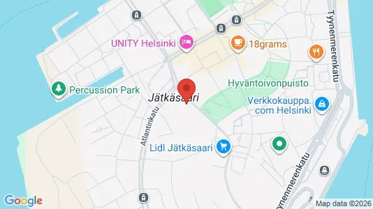 Apartments for rent i Helsinki Eteläinen - kort over placeringen