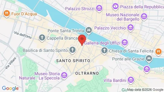 Apartments for rent i Florence - kort over placeringen
