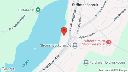 Apartments for rent i Markaryd - kort over placeringen
