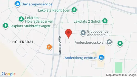 Apartments for rent i Gävle - kort over placeringen
