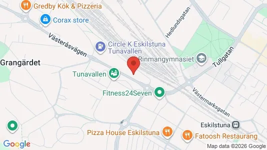 Apartments for rent i Eskilstuna - kort over placeringen
