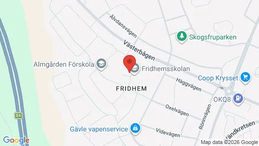 Apartments for rent i Gävle - kort over placeringen
