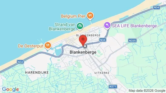 Apartments for rent in Blankenberge - Photo from Google Street View