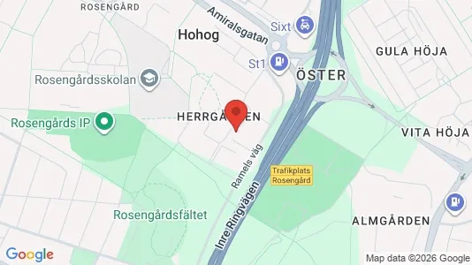 Apartments for rent i Rosengård - kort over placeringen