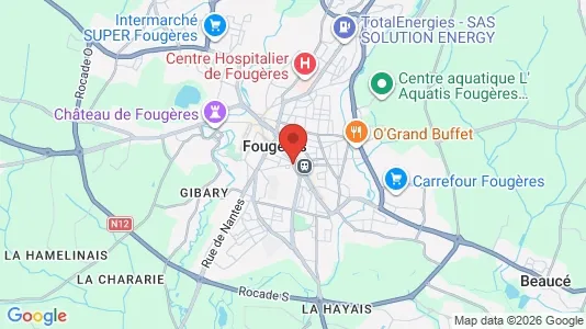 Apartments for rent in Fougères-Vitré - Photo from Google Street View