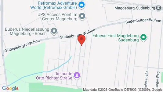 Apartments for rent i Magdeburg - kort over placeringen