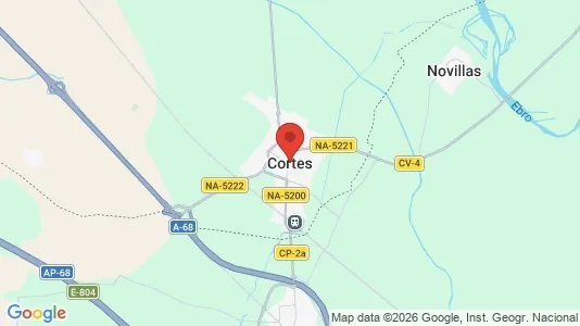 Apartments for rent i Cortes - kort over placeringen