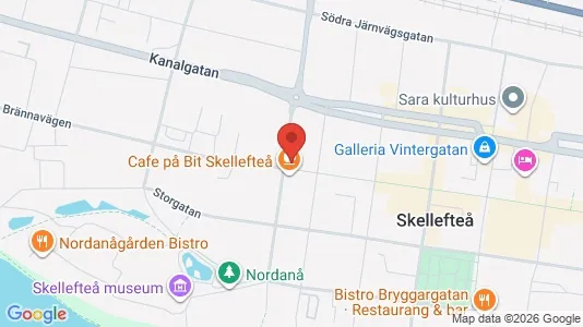 Apartments for rent i Skellefteå - kort over placeringen
