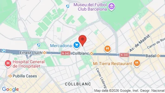 Apartments for rent in Barcelona Les Corts - Photo from Google Street View