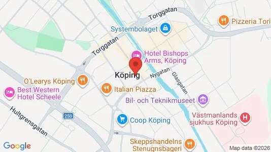 Apartments for rent i Köping - kort over placeringen
