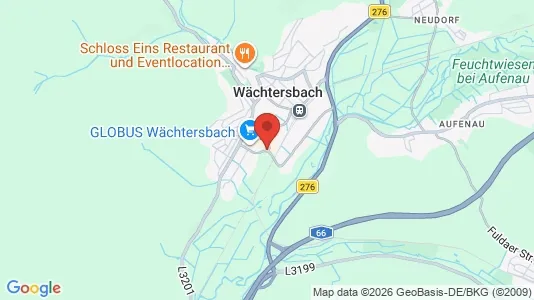 Apartments for rent i Main-Kinzig-Kreis - kort over placeringen