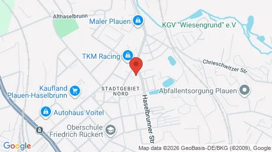 Apartments for rent i Vogtlandkreis - kort over placeringen