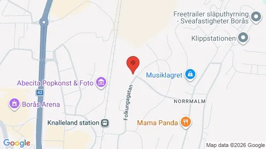 Apartments for rent i Borås - kort over placeringen