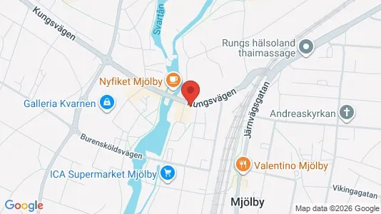 Apartments for rent i Mjölby - kort over placeringen