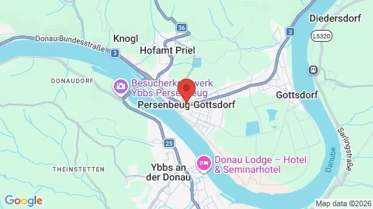 Apartments for rent i Persenbeug-Gottsdorf - kort over placeringen