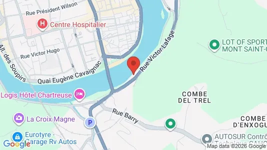 Apartments for rent i Rouen - kort over placeringen