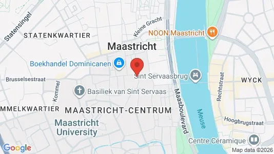 Apartments for rent i Maastricht - kort over placeringen