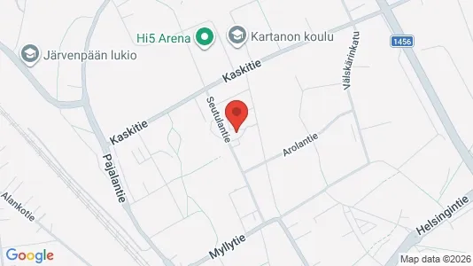Apartments for rent i Järvenpää - kort over placeringen