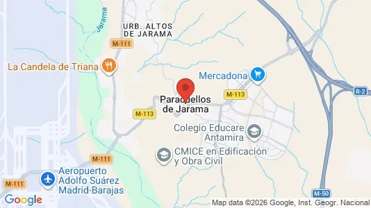 Apartments for rent i Paracuellos de Jarama - kort over placeringen