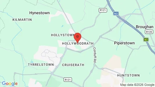 Apartments for rent i Hollywoodrath - kort over placeringen