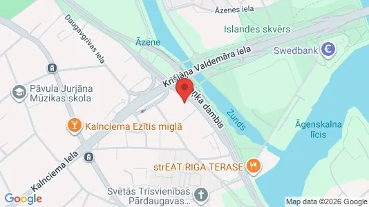 Apartments for rent i Riga Āgenskalns - kort over placeringen