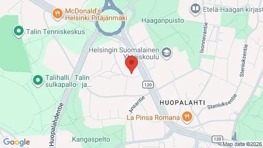 Apartments for rent i Helsinki Läntinen - kort over placeringen