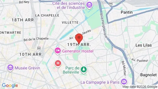 Apartments for rent in Paris 19ème arrondissement - Photo from Google Street View