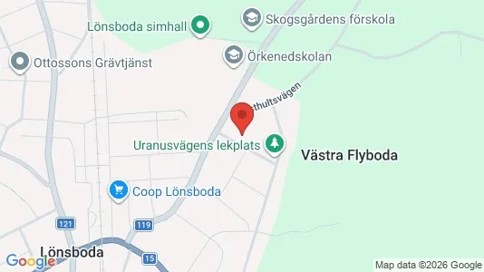 Apartments for rent i Osby - kort over placeringen