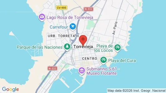 Apartments for rent in Torrevieja - Photo from Google Street View