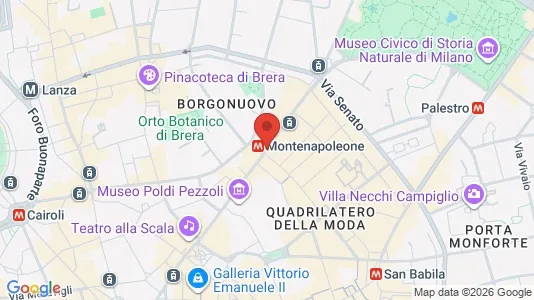 Apartments for rent i Milano Zona 1 - Centro storico - kort over placeringen