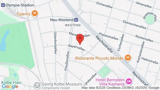 Apartments for rent i Berlin Charlottenburg-Wilmersdorf - kort over placeringen