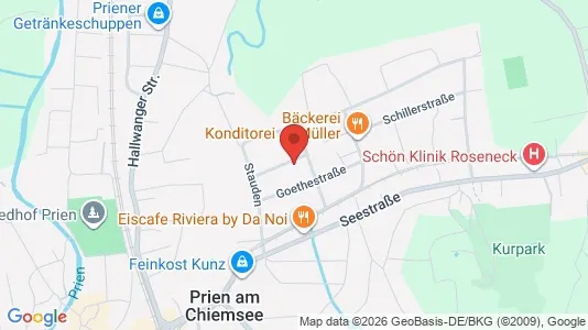 Apartments for rent i Rosenheim - kort over placeringen