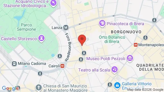Apartments for rent i Milano Zona 1 - Centro storico - kort over placeringen