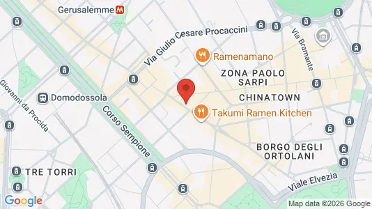 Apartments for rent i Milano Zona 1 - Centro storico - kort over placeringen