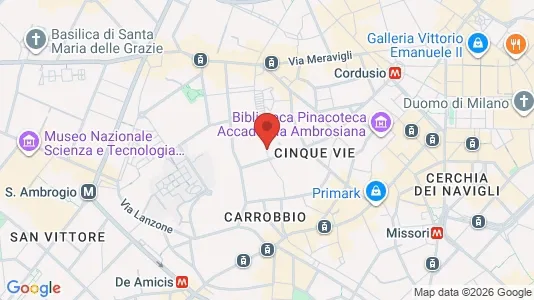 Apartments for rent i Milano Zona 1 - Centro storico - kort over placeringen
