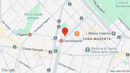 Apartments for rent i Milano Zona 1 - Centro storico - kort over placeringen