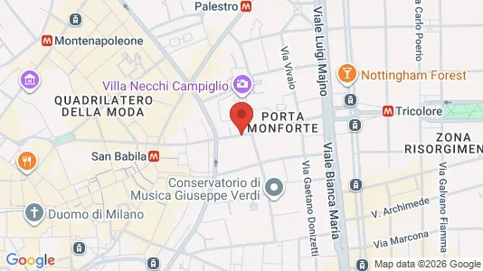 Apartments for rent i Milano Zona 1 - Centro storico - kort over placeringen