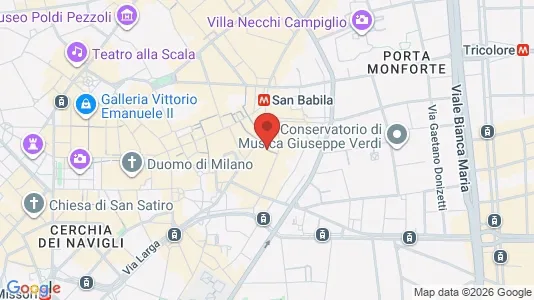 Apartments for rent i Milano Zona 1 - Centro storico - kort over placeringen