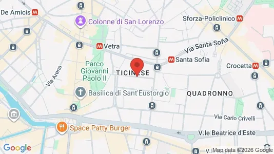 Apartments for rent i Milano Zona 1 - Centro storico - kort over placeringen