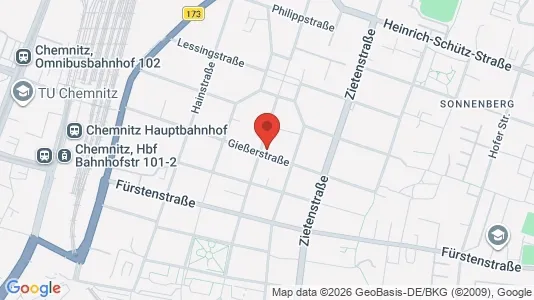 Apartments for rent in Chemnitz - Photo from Google Street View