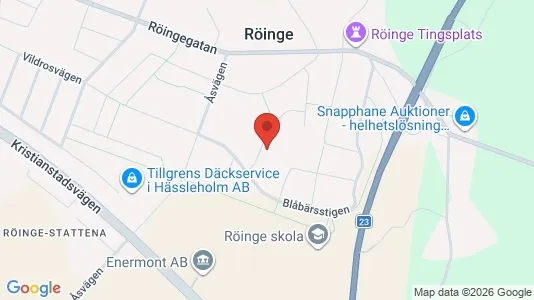 Apartments for rent i Hässleholm - kort over placeringen