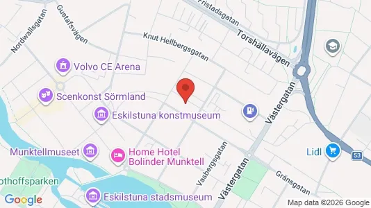 Apartments for rent i Eskilstuna - kort over placeringen