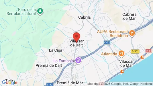 Houses for rent i Vilassar de Dalt - kort over placeringen