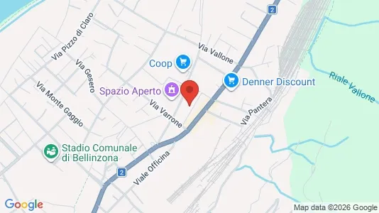 Apartments for rent i Bellinzona - kort over placeringen