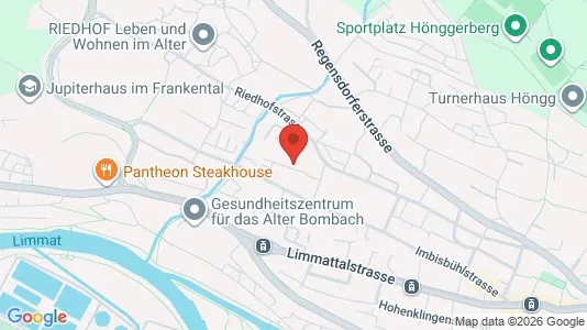 Apartments for rent i Zürich Distrikt 10 - kort over placeringen